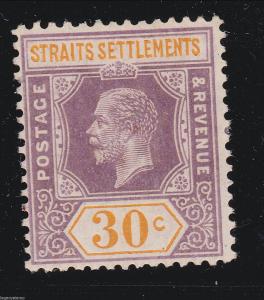 Straits Settlements 1921 Set of 5, Die I - MINT, Unused