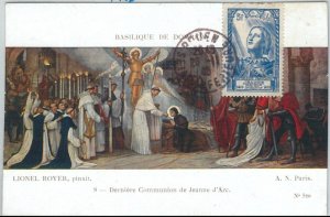 69157 -  FRANCE - Postal History - MAXIMUM CARD 1946 - Joan of Arc RELIGION