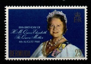 BERMUDA SG425 1980 QUEEN MOTHER MNH