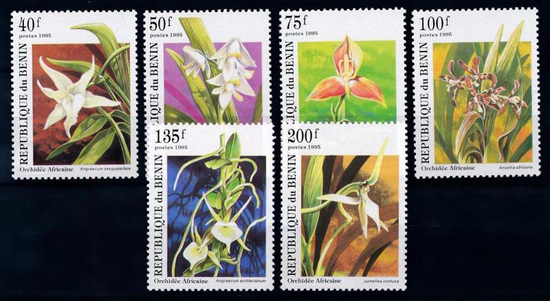 [67459] Benin 1995 Flora Flowers Blumen Orchids  MNH