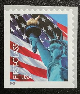 US #3966a MNH Single Flag “Long May It Wave” /Statue of Liberty (.39) L42