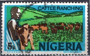 Nigeria; 1976: Sc. # 294c: Used Single Stamp