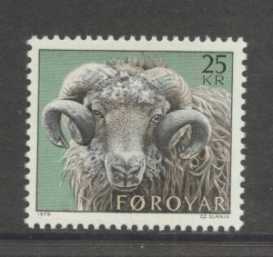 Faroe Islands 42 MNH