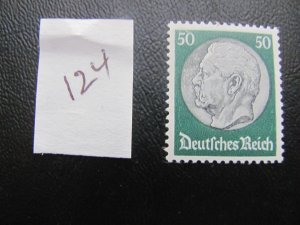 GERMANY 1933 MNH  SC 411 SINGLE XF 260 EUROS (124)