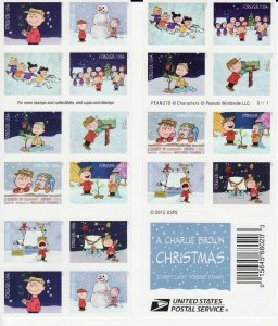 US Scott 5030b Peanuts Charlie Brown Pane of 20 VF Self Adhesive FRESH
