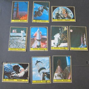 Bahrain 10 stamps space set FU