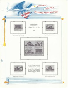 White Ace United States 1981 Stamp Album Pages 193 to 199