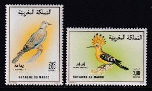 Morocco 693-694 Birds MNH VF