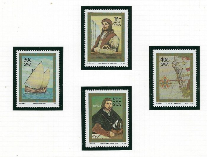 South West Africa 594-97 MNH 1988 Cape of Good Hope Discovery anniv (an7299)