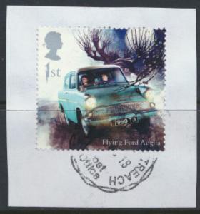 Great Britain Harry Potter 2018 1st Class Flying Ford Anglia see scan