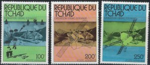 Chad C191-93 MNH 1976 Mars Lander (107)(fe7597a)