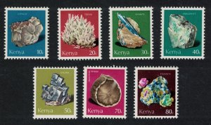 Kenya Minerals Small sizes 7v 1970 MNH SC#98-104 SG#107-113