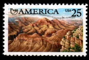 SC# 2512 - (25c) - Grand Canyon, used single