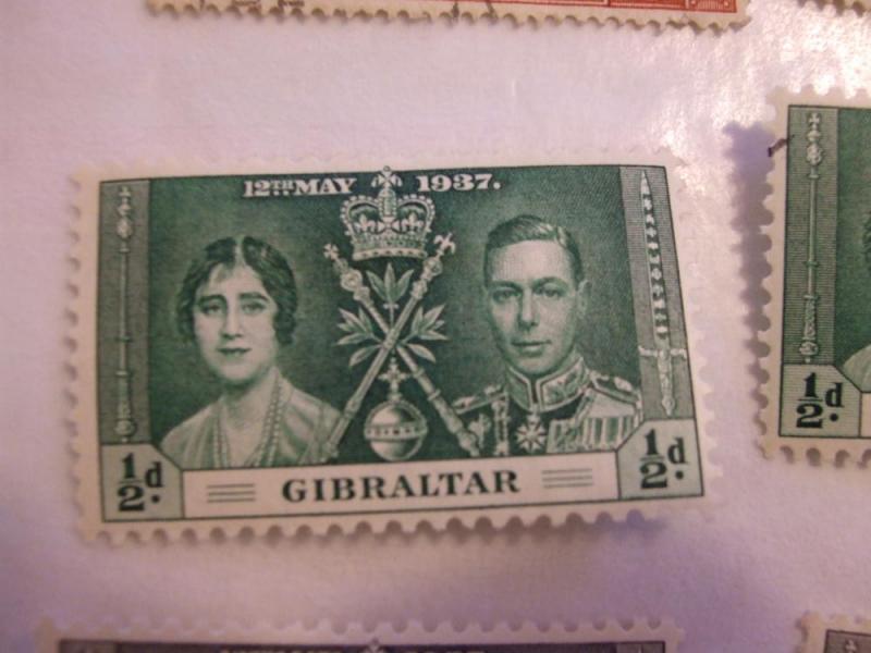 Gibraltar #104 mint HR (reference 1/2/5/1)