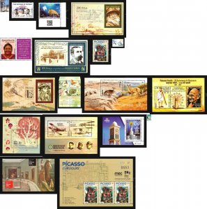 Uruguay MNH stamp collection complete year set 2015 to 2020 Catalog value $800 