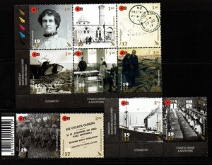 NEW ZEALAND SG3879/88 2017 CENTENARY OF FIRST WORLD WAR  MNH