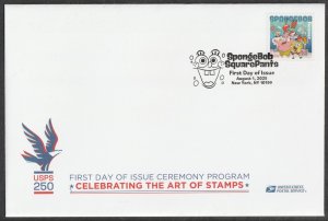 US 6025 SpongeBob SquarePants Bikini Bottom Ceremony Program FDC 2025
