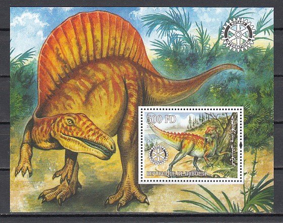 Djibouti, 2004 Cinderella. Dinosaur s/sheet. ^