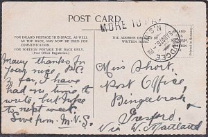 AUSTRALIA NSW 1907 postcard ex Mudgee - MORE TO PAY........................A8342