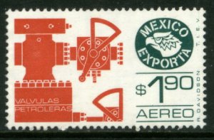 MEXICO Exporta C597, $1.90P Oil valves Wmkd Fosforescent. Paper 2 MINT, NH. VF.