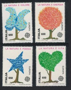 Italy Nature conservation Europa CEPT 4v 1986 MNH SG#1921-1924