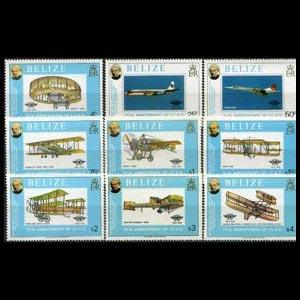 BELIZE 1979 - Scott# 440-8 R.Hill Set of 9 NH