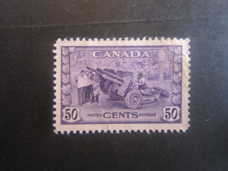 Canada #261 King George VI War Issue  Nice stamps {ca209}