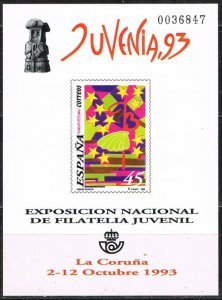 [P30] España 1993, Prueba Oficial. Exposición Nacional Juvenia 93