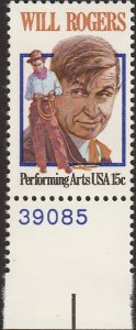 # 1801 MINT NEVER HINGED ( MNH ) WILL ROGERS