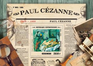 C A R - 2015 - Paul Cezanne - Perf Souv Sheet - Mint Never Hinged