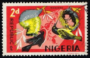 Nigeria #187 Weaverbirds; Used (0.20)