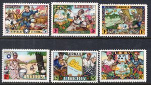 Liberia 309-312,C63-C64 MNH VF