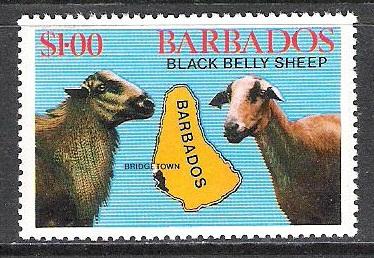 Barbados #569 Black Belly Sheep MNH