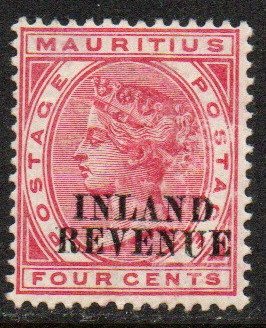 Mauritius 4c Inland Revenue Mint Hinged