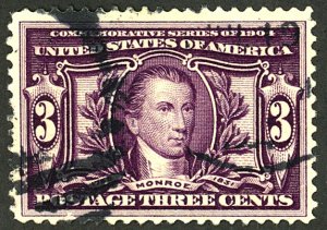 U.S. #325 USED THIN