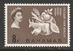 1963 Bahamas - Sc 180 - MNH VF - 1 single - Freedom from Hunger