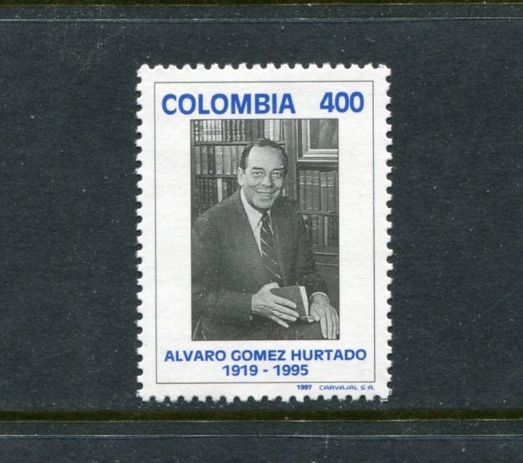 Colombia 1132, MNH, Famous People Alvaro Gomez Hurtado Writer1996. x23453