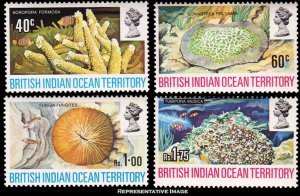 British Indian Ocean Territory Scott 44-47 Mint never hinged.