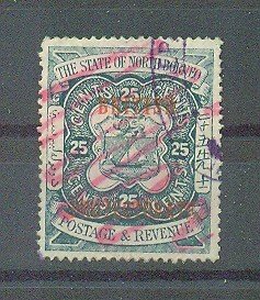 North Borneo sc# 68 used cat value $1.00