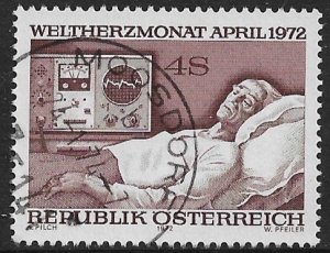 AUSTRIA 1972 WORLD HEALTH DAY Issue Sc 919 VFU