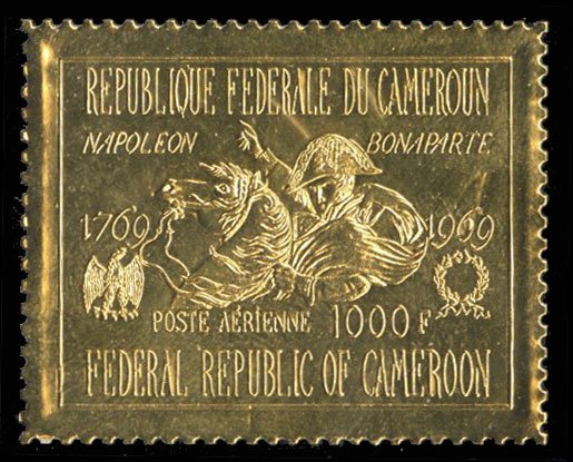 Cameroun #C126 Cat$45, 1969 Napoleon, never hinged