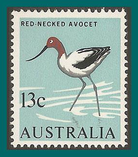 Australia 1966 Avocet Bird, MNH 406,SG392