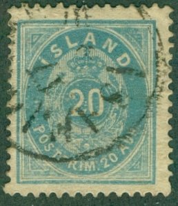 ICELAND 17 USED RL 4019 CV $50.00 BIN $20.00