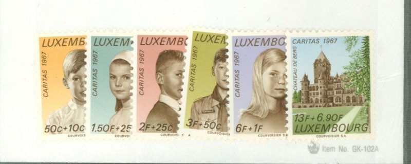 Luxembourg #B258-B263 Mint (NH) Single (Complete Set)