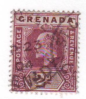 Grenada Sc 50 1902 2d Edward VII stamp used