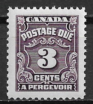 1965 Canada J16B 3¢ Postage Due MNH