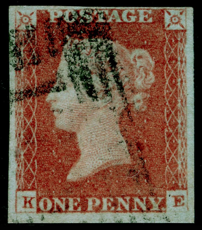 SG8, 1d red-brown, FINE USED. £35. KE