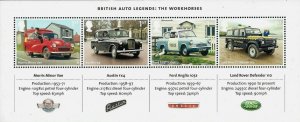 GB QEII 2013 British Auto Legends The Workhorses Miniature Sheet SG MS3518 U/M