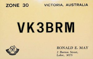 LALOR VICTORIA Australia 1980 Amateur Radio QSL Card 16579