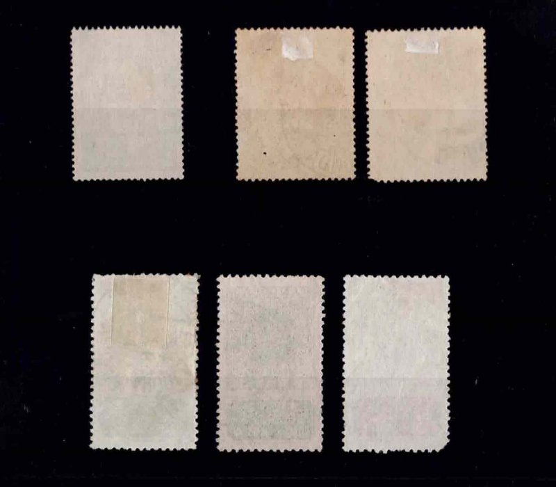 ANGOLA MH 1925 2 sets Postal Tax Postage Due Sc#RA1-3,RAJ1-3 Mf#IP1-3,IPP1-3 X